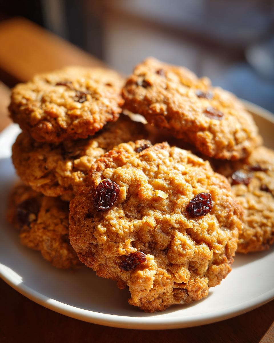 Chewy Oatmeal Raisin Cookies - detail 2