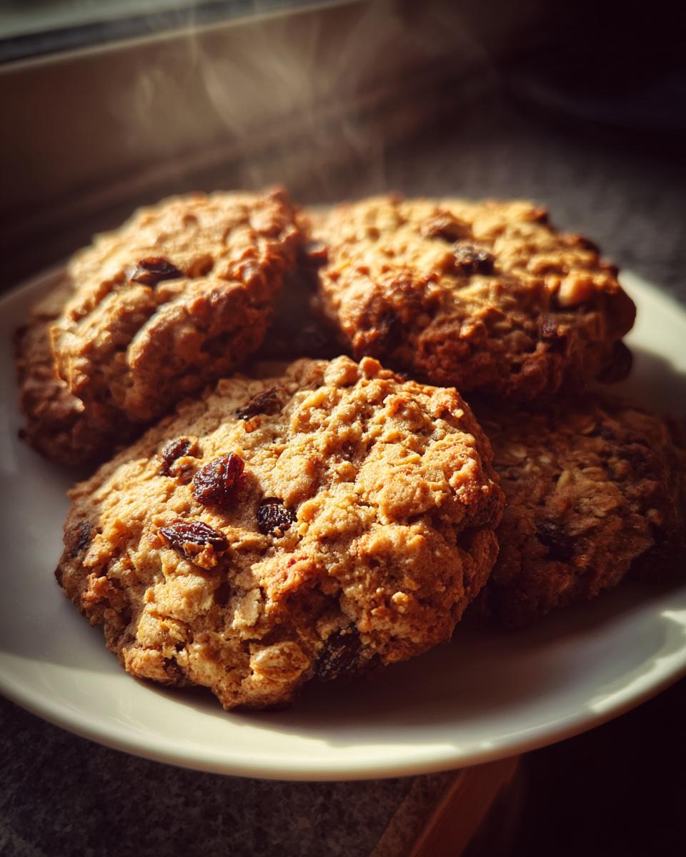 Chewy Oatmeal Raisin Cookies - detail 3