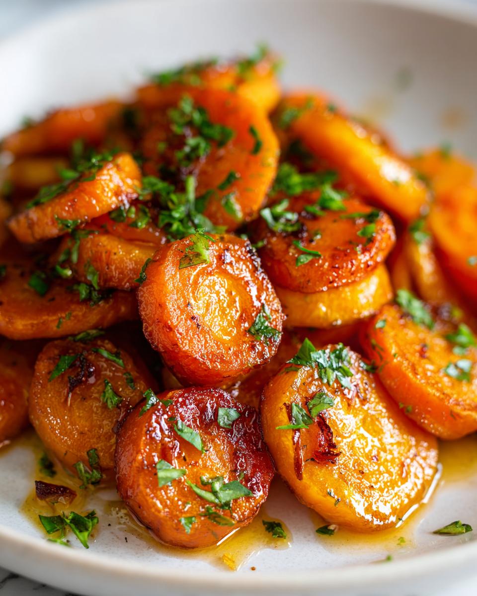 Easy Honey Glazed Carrots - detail 2