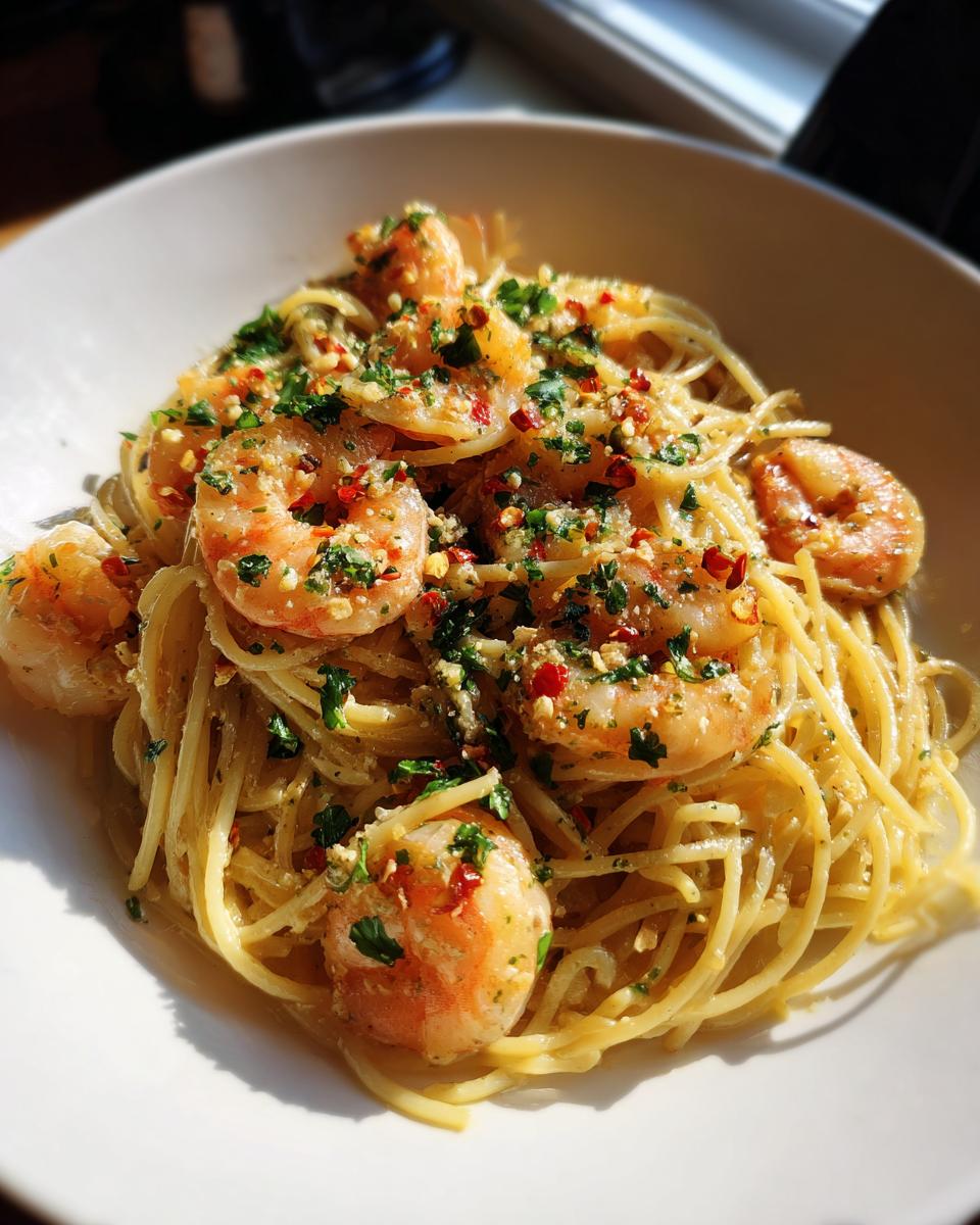 Garlic Butter Shrimp Pasta