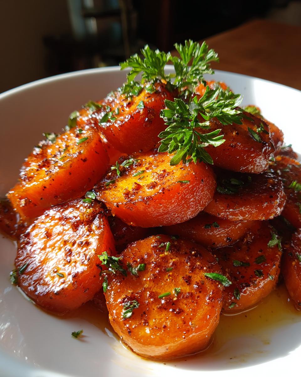 Honey Glazed Spiced Carrots - detail 1