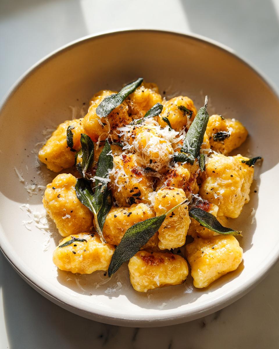 Pumpkin Gnocchi with Brown Butter Sauce for Cozy Fall Nights - detail 1