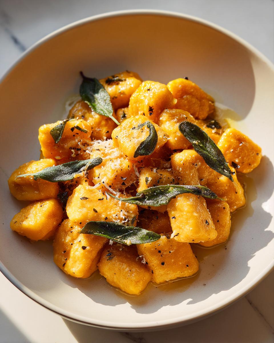 Pumpkin Gnocchi with Brown Butter Sauce for Cozy Fall Nights - detail 2