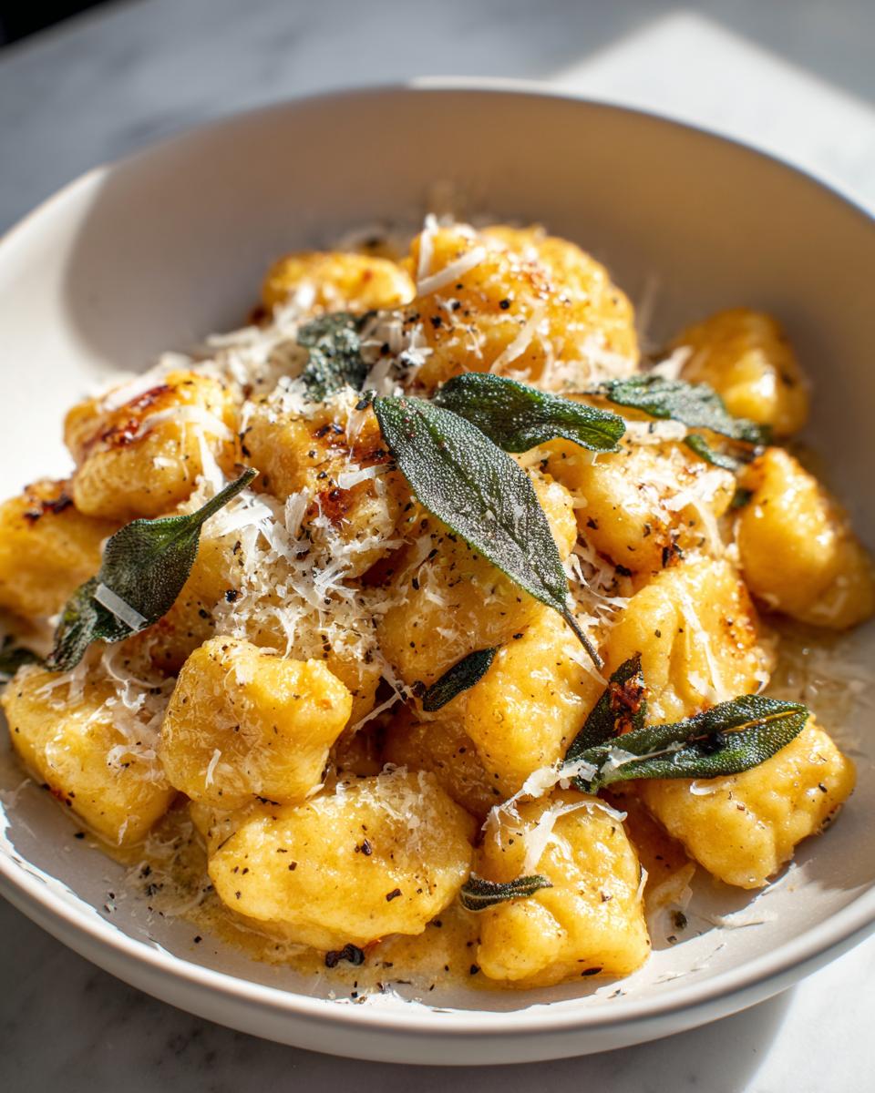 Pumpkin Gnocchi with Brown Butter Sauce for Cozy Fall Nights - detail 3