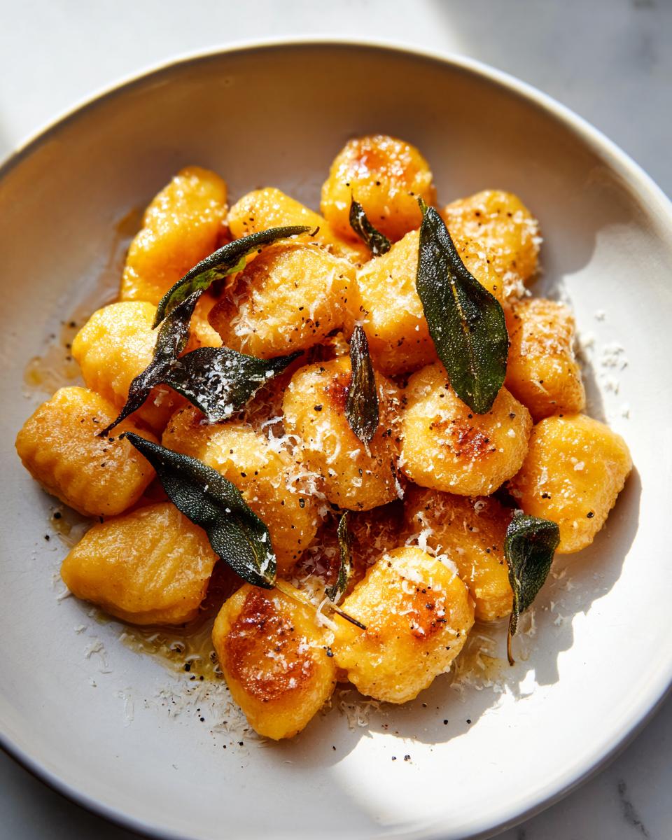 Pumpkin Gnocchi with Brown Butter Sauce for Cozy Fall Nights