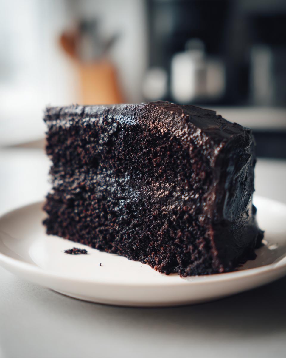 Spooky Black Velvet Halloween Cake - detail 1