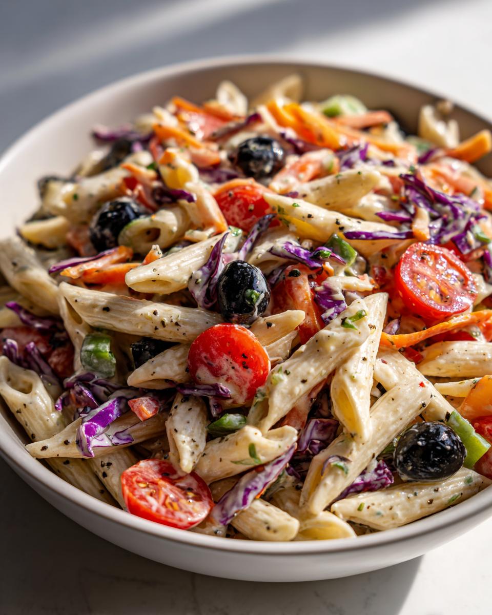Spooky Halloween Pasta Salad - detail 3