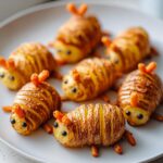 Transform Hasselback Potato Bugs into Spooky Halloween Treats