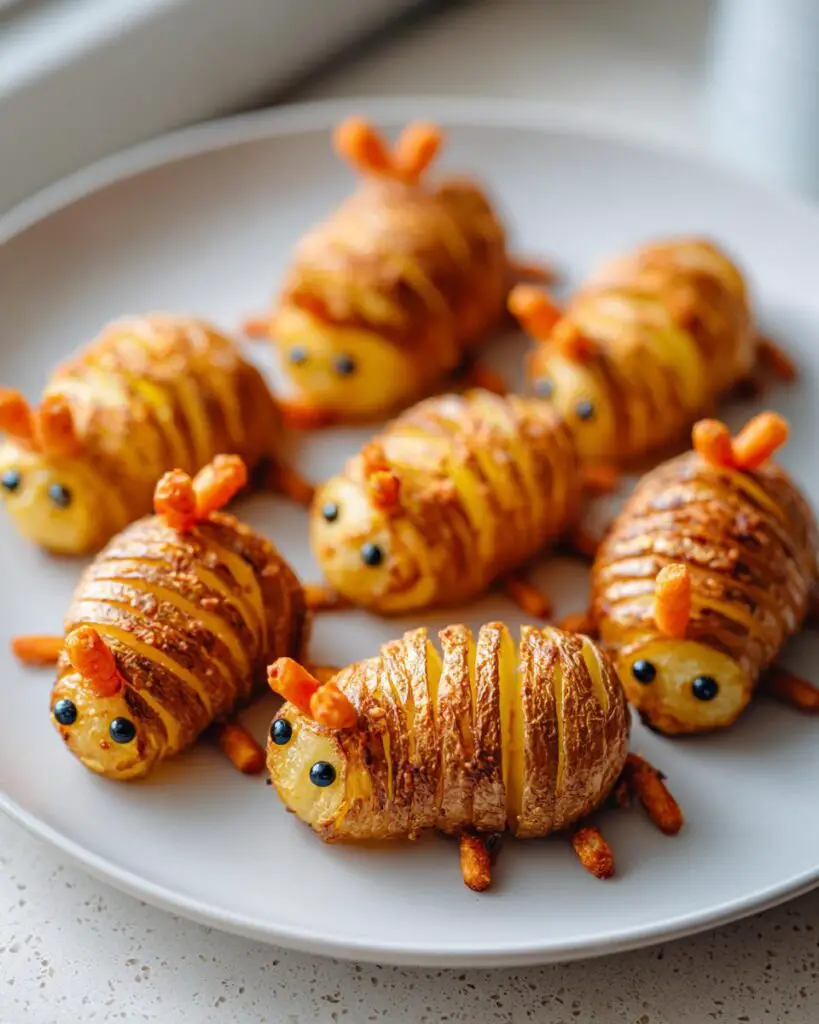 Transform Hasselback Potato Bugs into Spooky Halloween Treats