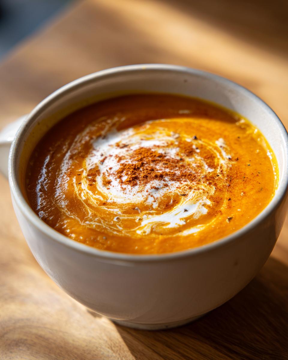Autumn Harvest Squash Soup - detail 1