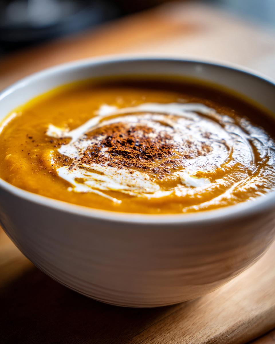 Autumn Harvest Squash Soup - detail 3