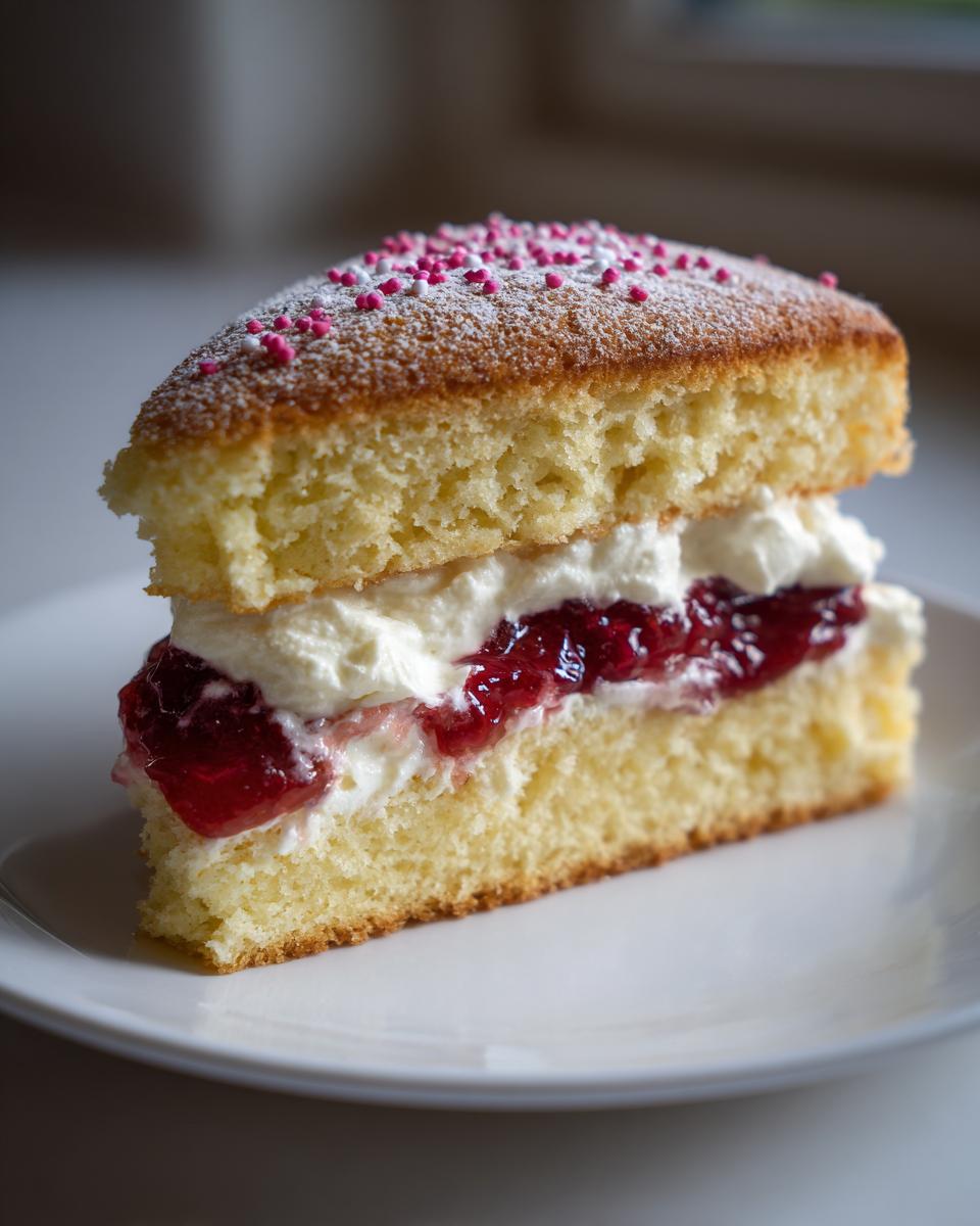 Classic Victoria Sponge Cake with Festive Twist - detail 1