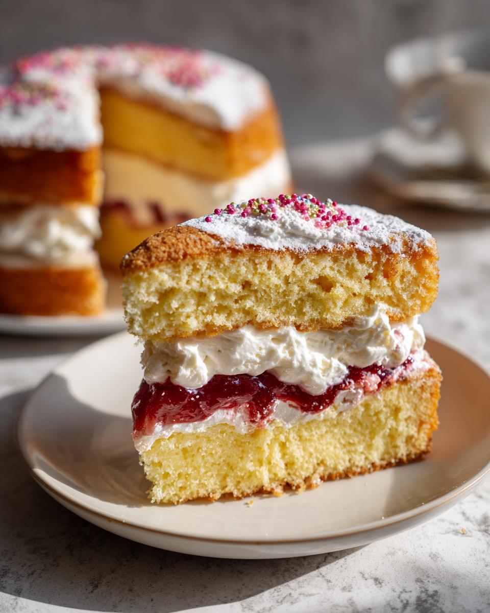 Classic Victoria Sponge Cake with Festive Twist - detail 2