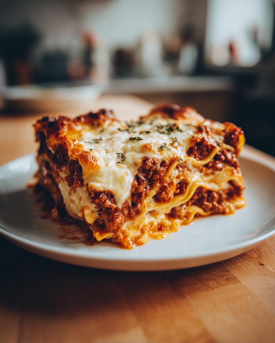 Easy Homemade Lasagna with Ricotta Layers - detail 1