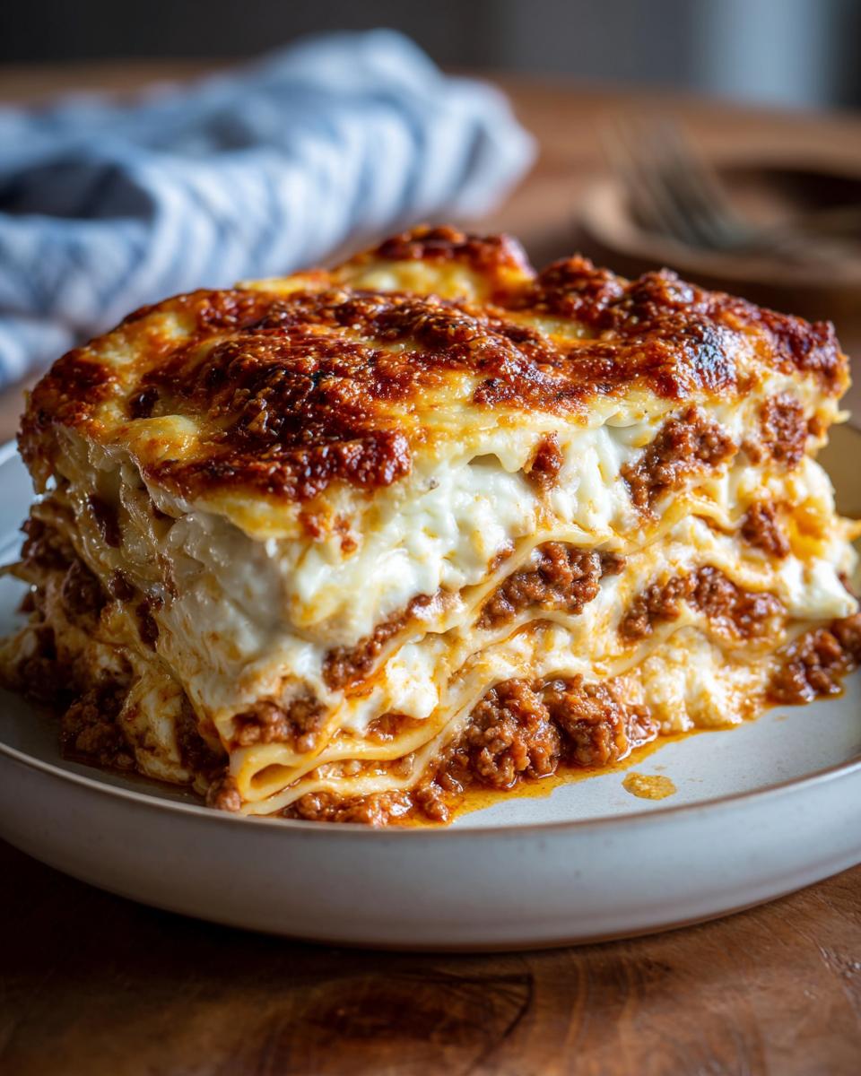 Easy Homemade Lasagna with Ricotta Layers - detail 3