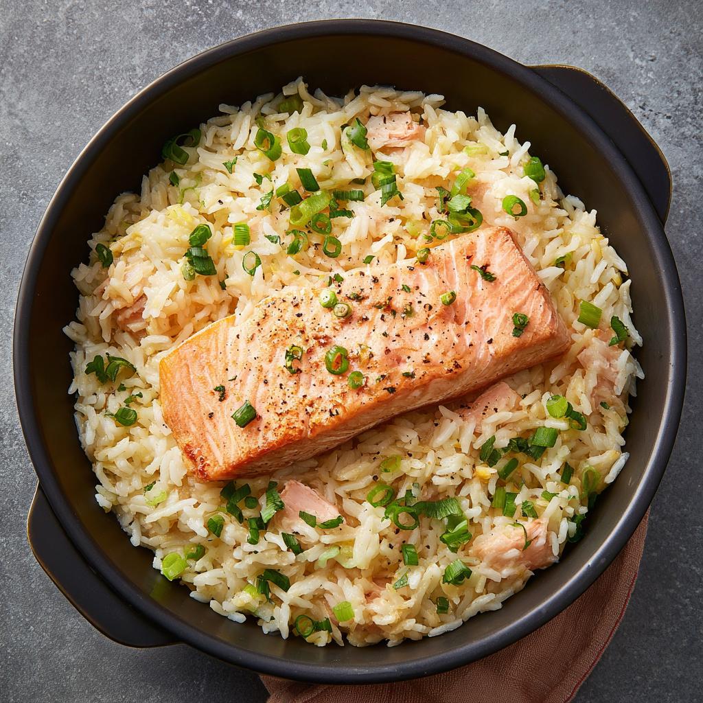 Five-Ingredient Salmon Rice One-Pot - detail 2