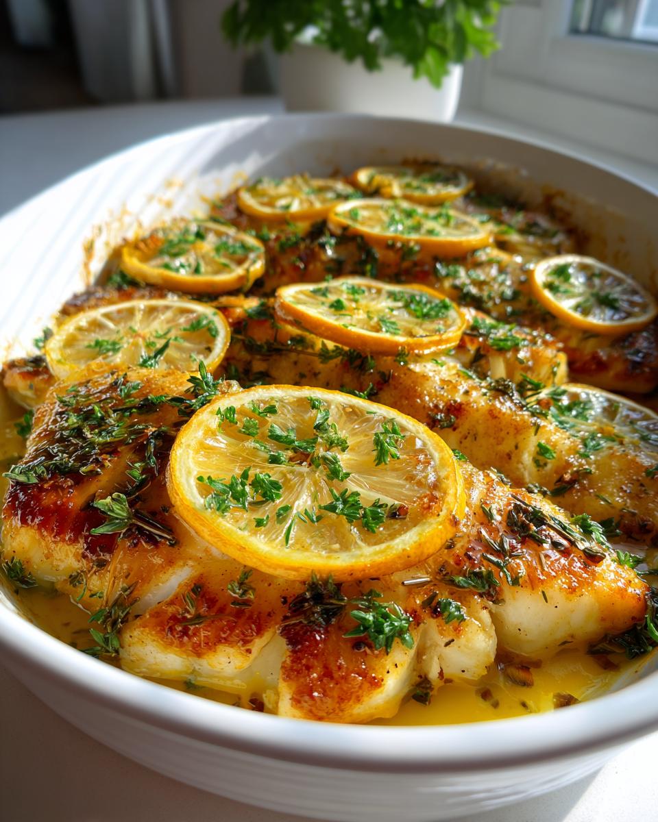 Greek-Style Baked Fish with Herbs - detail 1