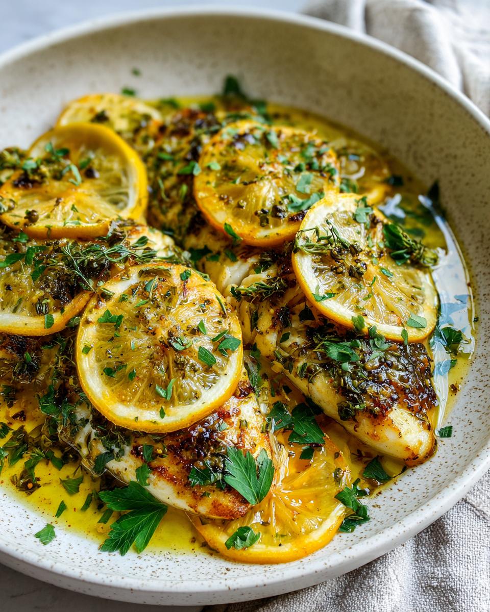 Greek-Style Baked Fish with Herbs - detail 3