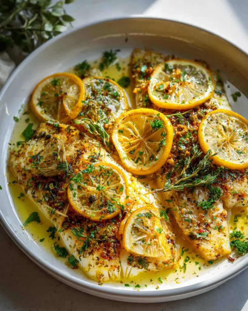 Greek-Style Baked Fish with Herbs