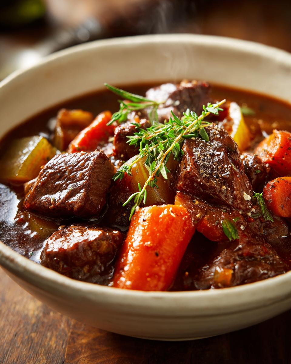 Hearty Beef & Guinness Stew (Irish Style) - detail 2