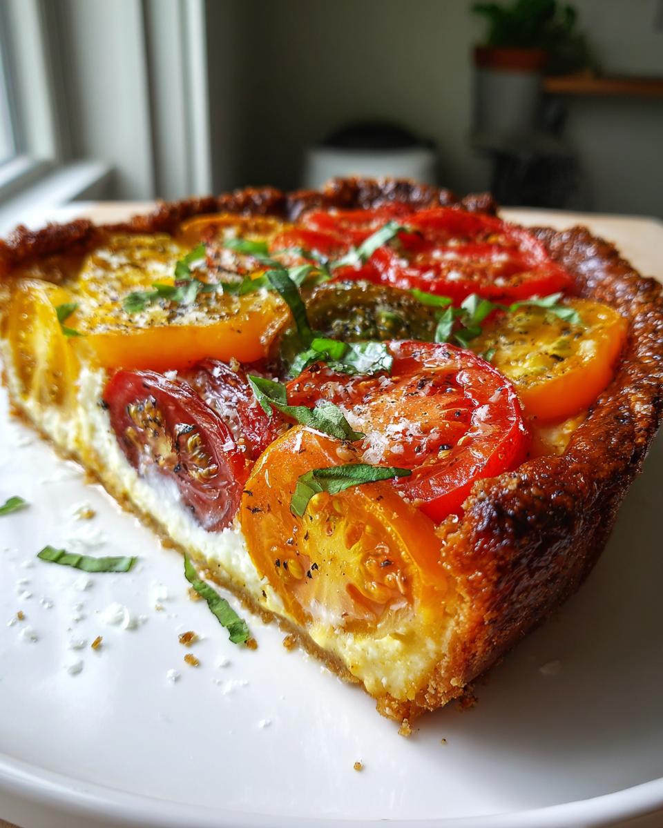Heirloom Tomato Pie with Yogurt Crust - detail 2