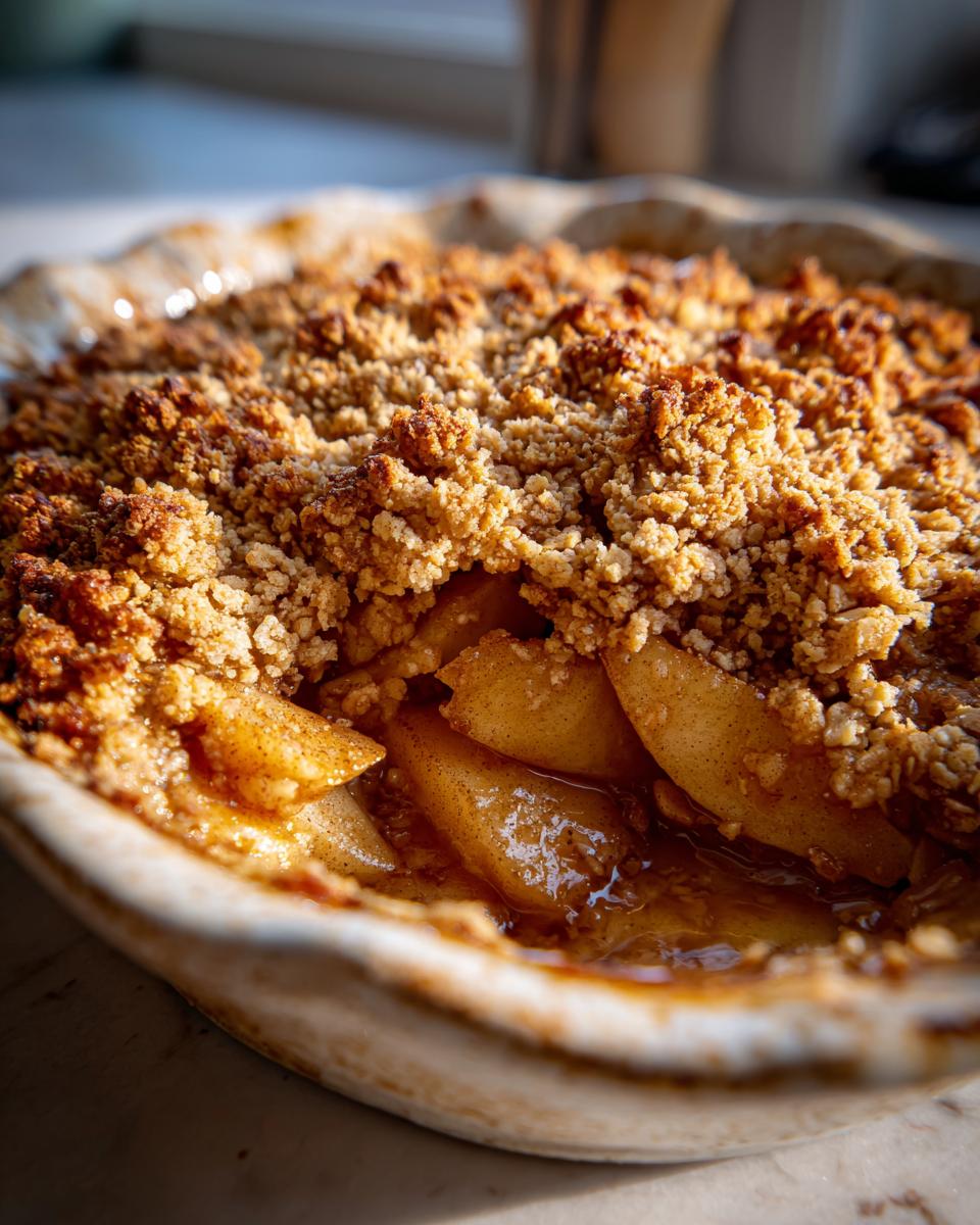 No-Sugar Apple Crisp - detail 1