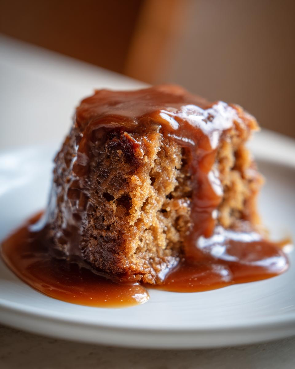 Old-Fashioned Sticky Toffee Pudding with Warm Sauce - detail 1