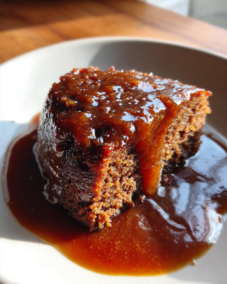 Old-Fashioned Sticky Toffee Pudding with Warm Sauce - detail 3