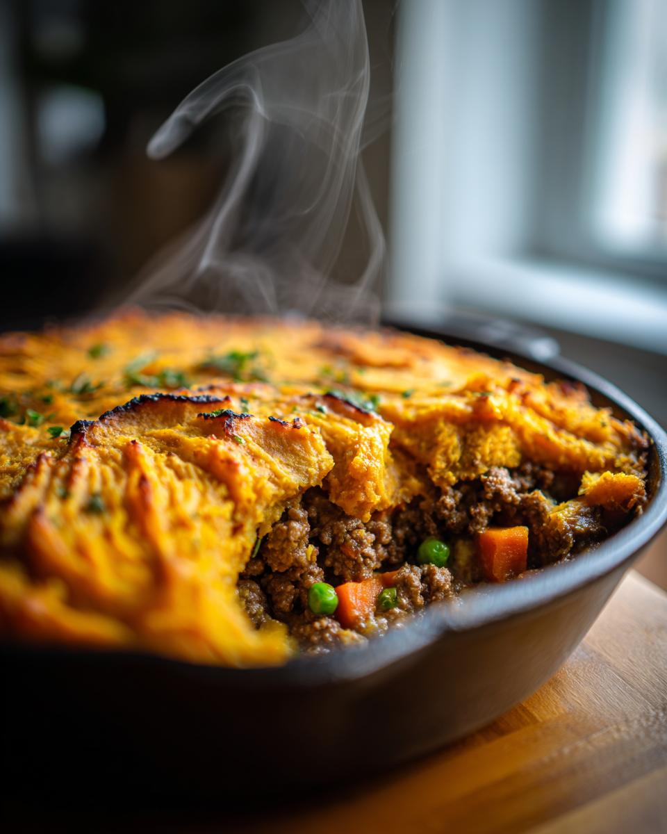 Skillet Cottage Pie with Sweet Potato Topping - detail 1