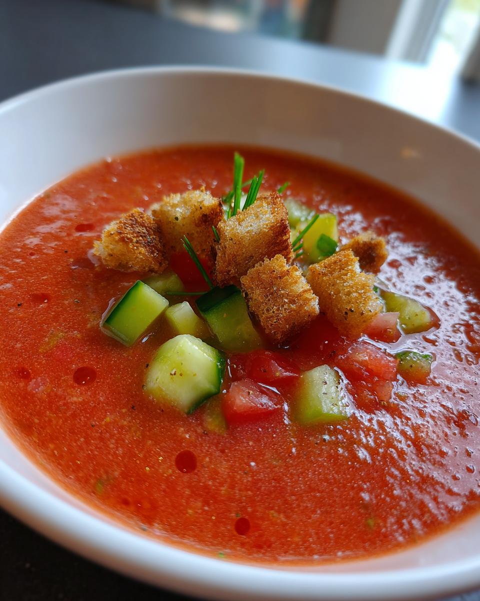 Spanish Gazpacho Soup - detail 1