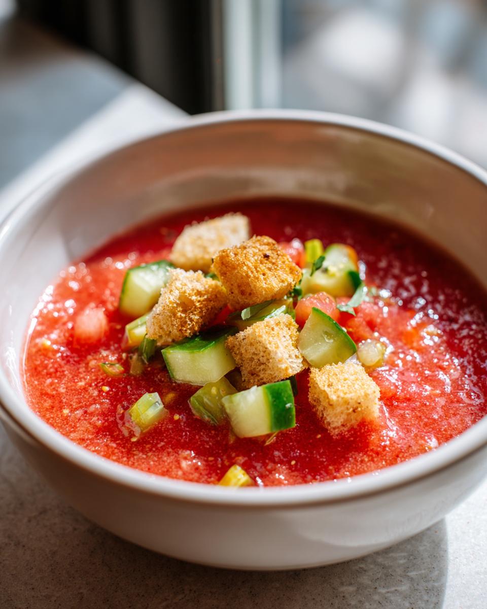 Spanish Gazpacho Soup - detail 2