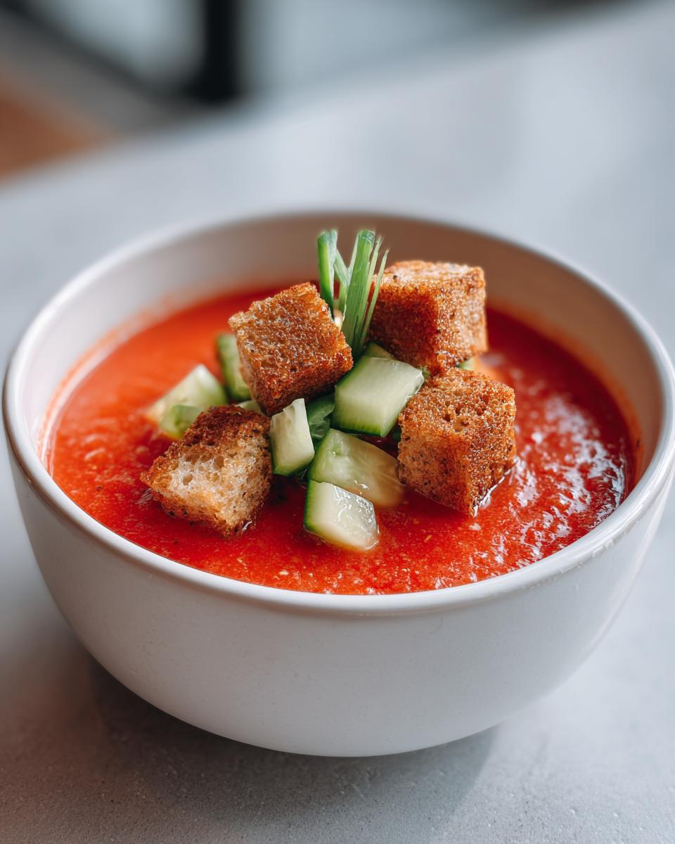 Spanish Gazpacho Soup - detail 3
