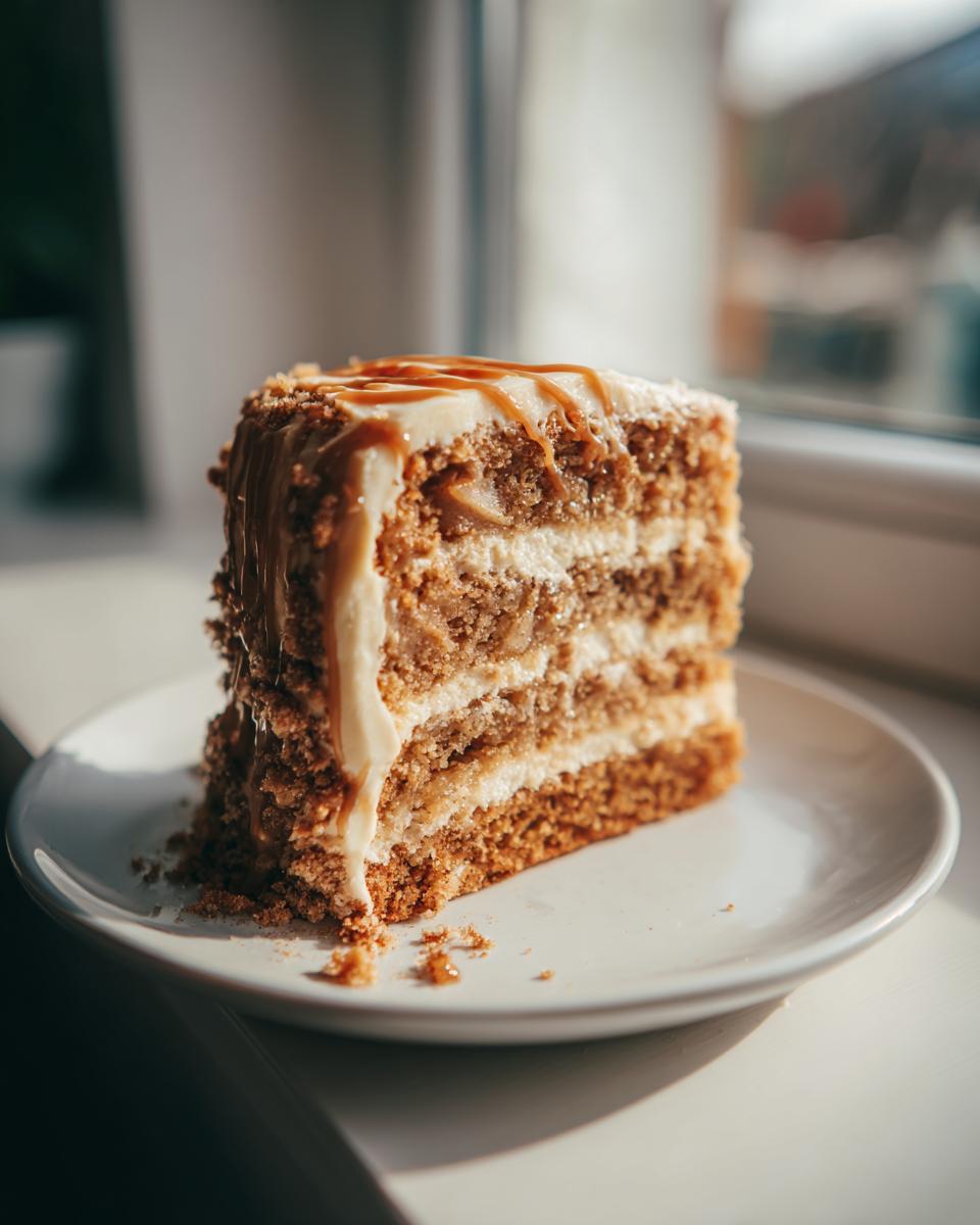 Spiced Apple Cake with Brown Sugar Frosting - detail 1