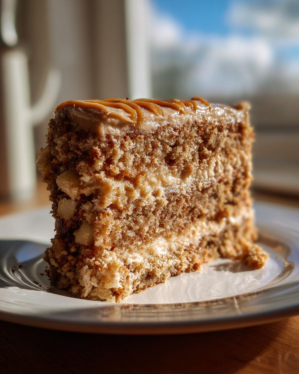 Spiced Apple Cake with Brown Sugar Frosting - detail 3