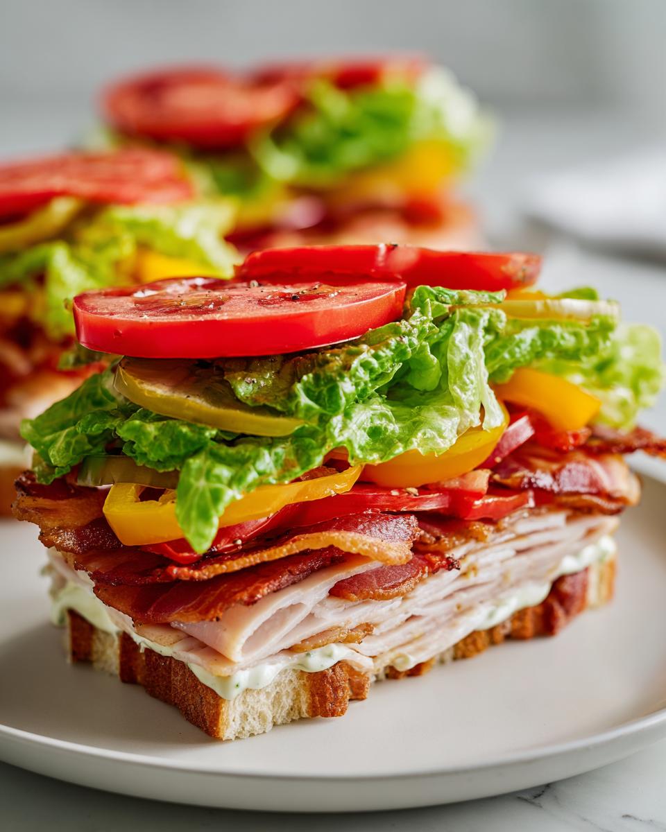 Swap Bread for Bell Peppers in This Club Sandwich - detail 1