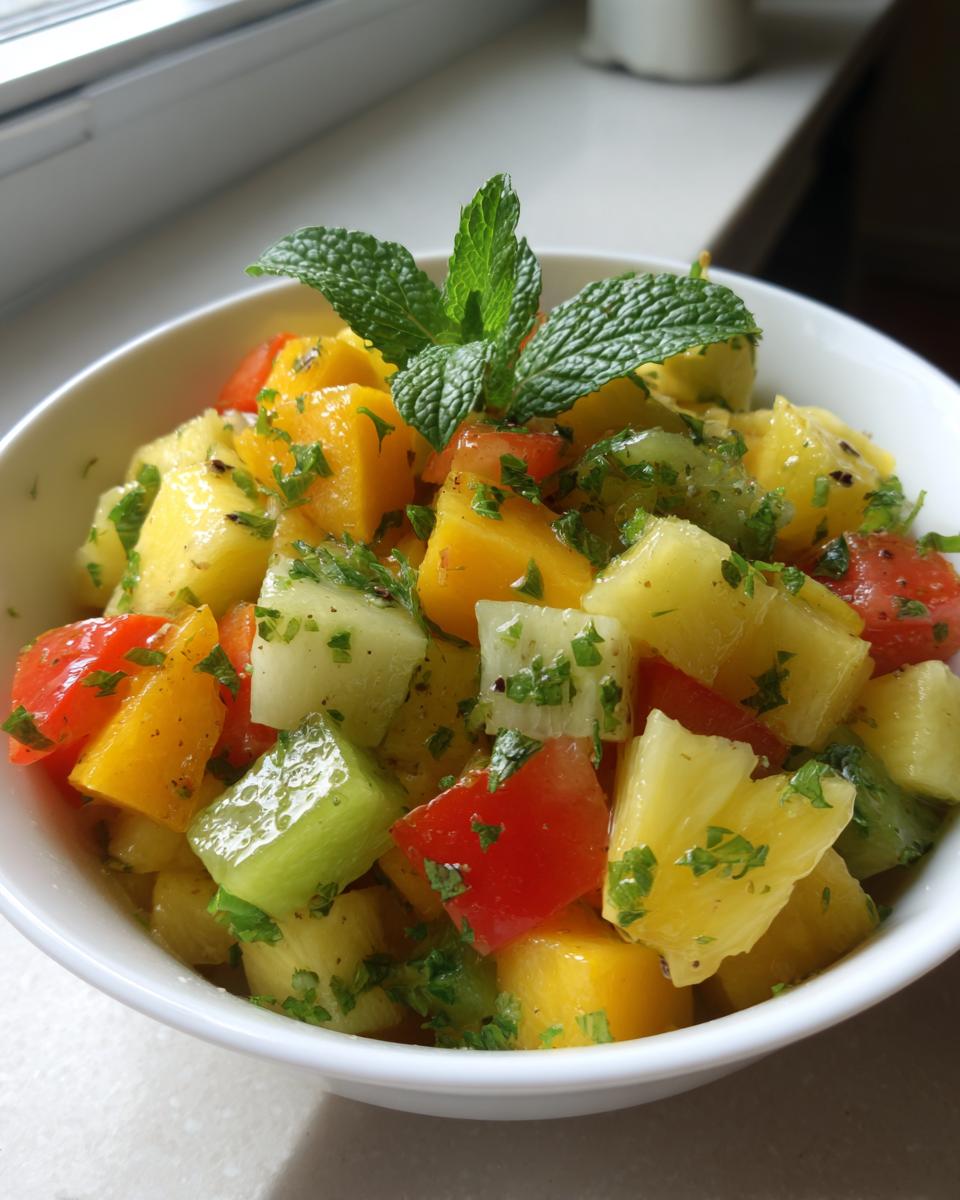 Tropical Fruit Salad with Lime - detail 1