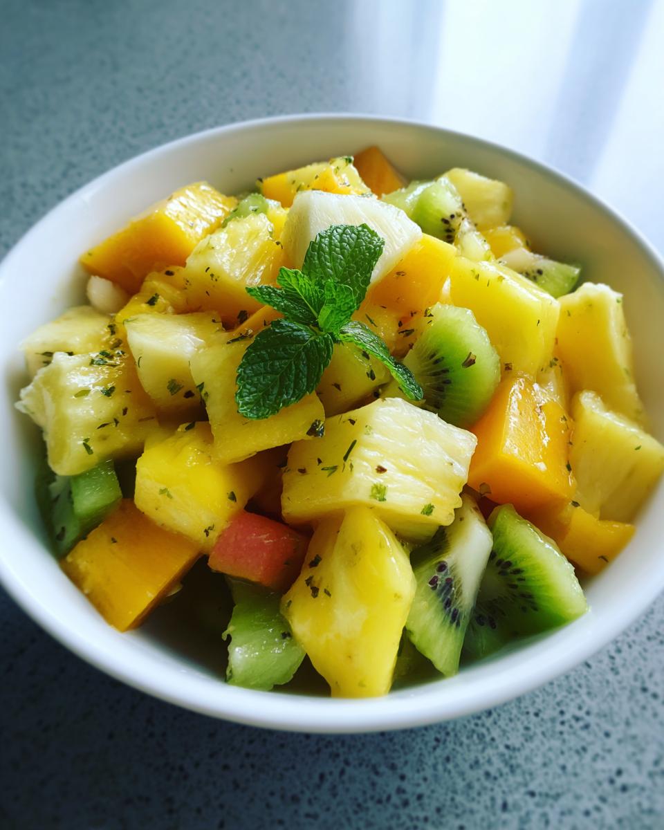 Tropical Fruit Salad with Lime - detail 3
