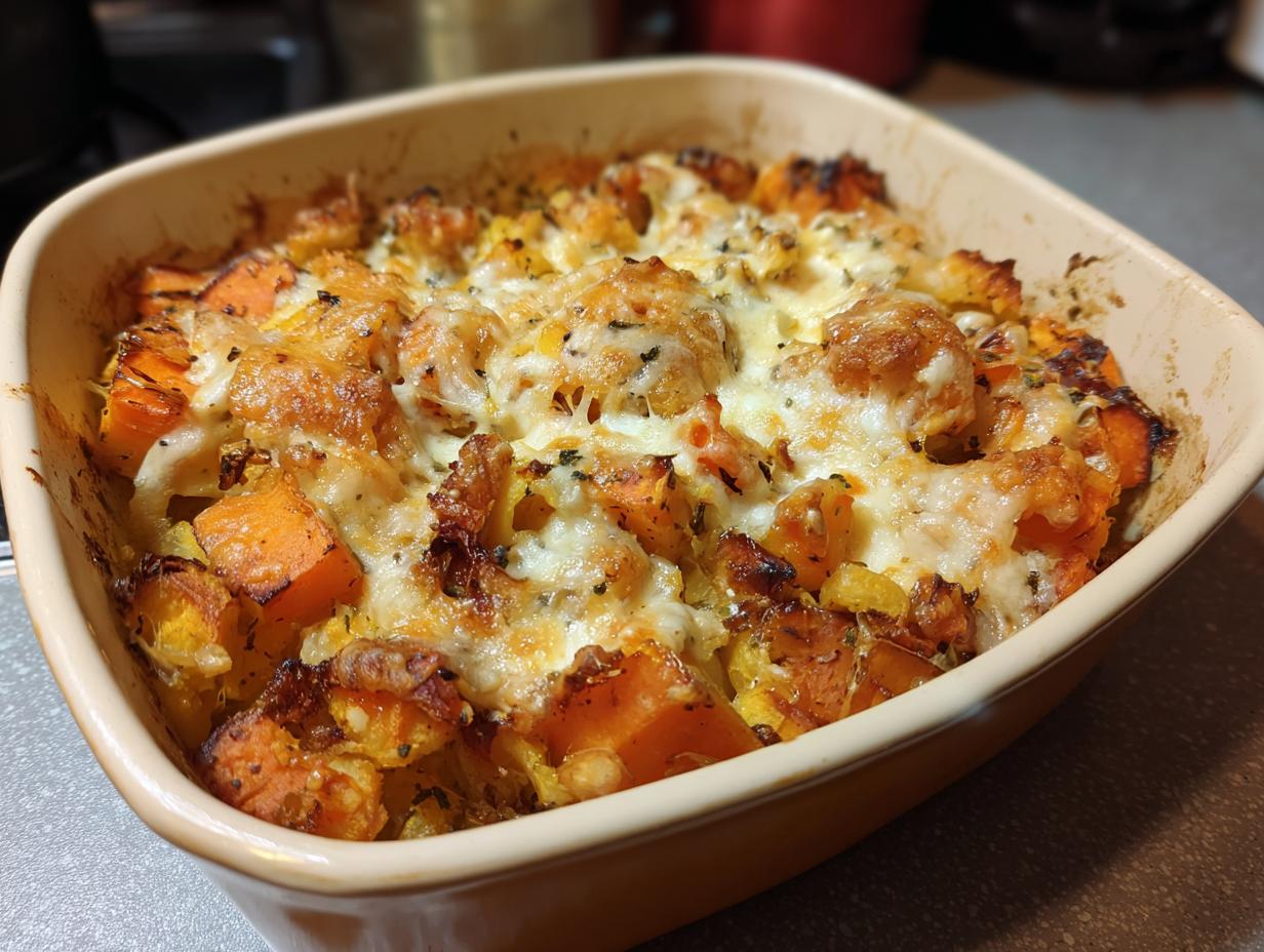 Winter Veggie Casserole with Cheesy Topping - detail 3