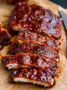 Tender Oven-Baked Barbecue Ribs