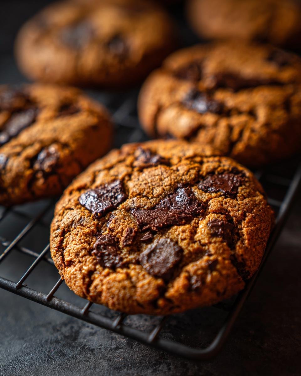 Close-up of chocolate chip cookies, perfect for The Perfect Dessert for Family Gatherings.
