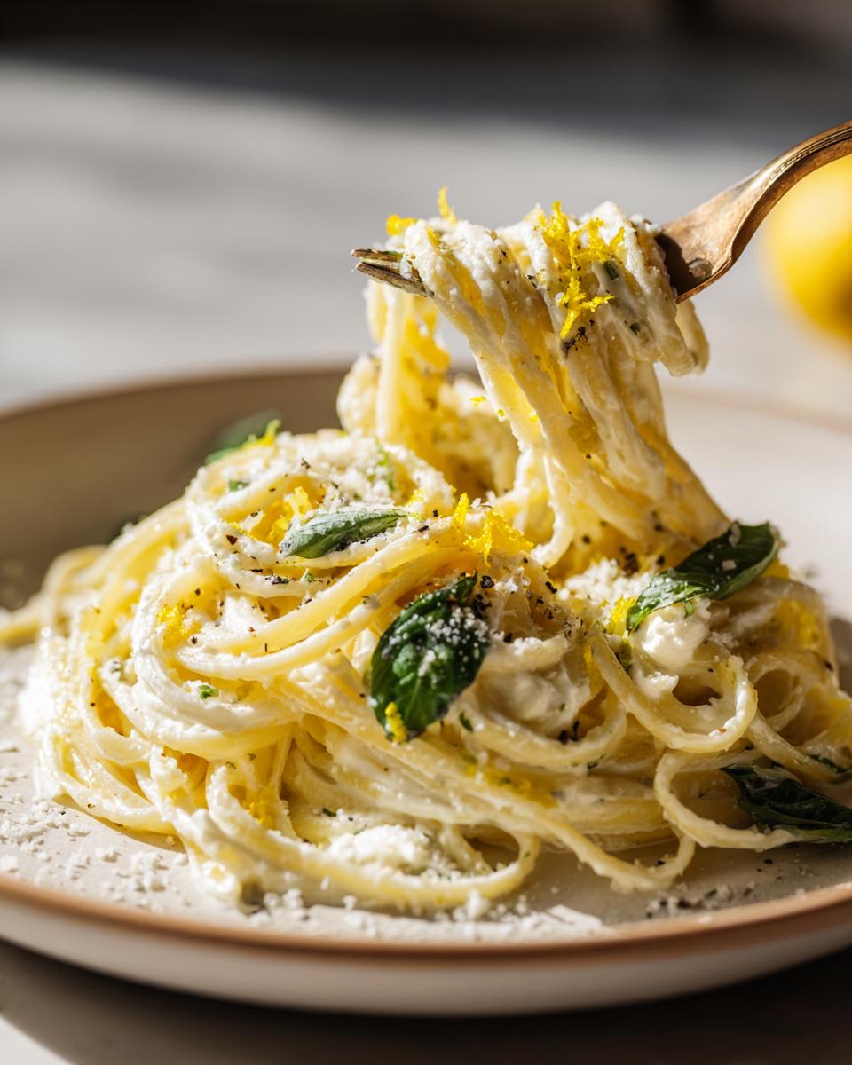 Amazing Lemon Ricotta Pasta in 30 Minutes