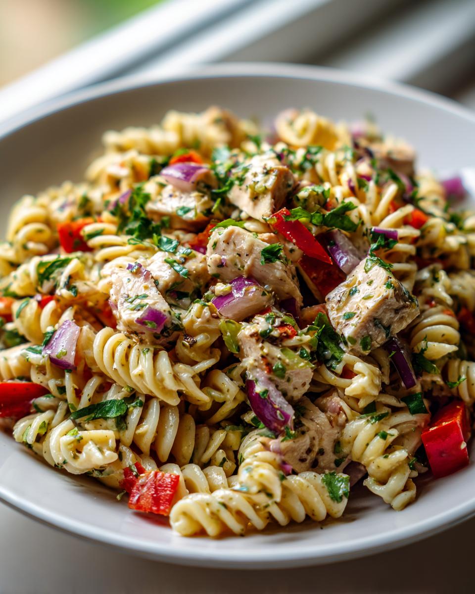 Amazing Lime Chicken Pasta Salad: 30 Min