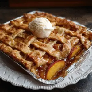 Peach Cobbler Pie Don't LOSE THIS RECIPE