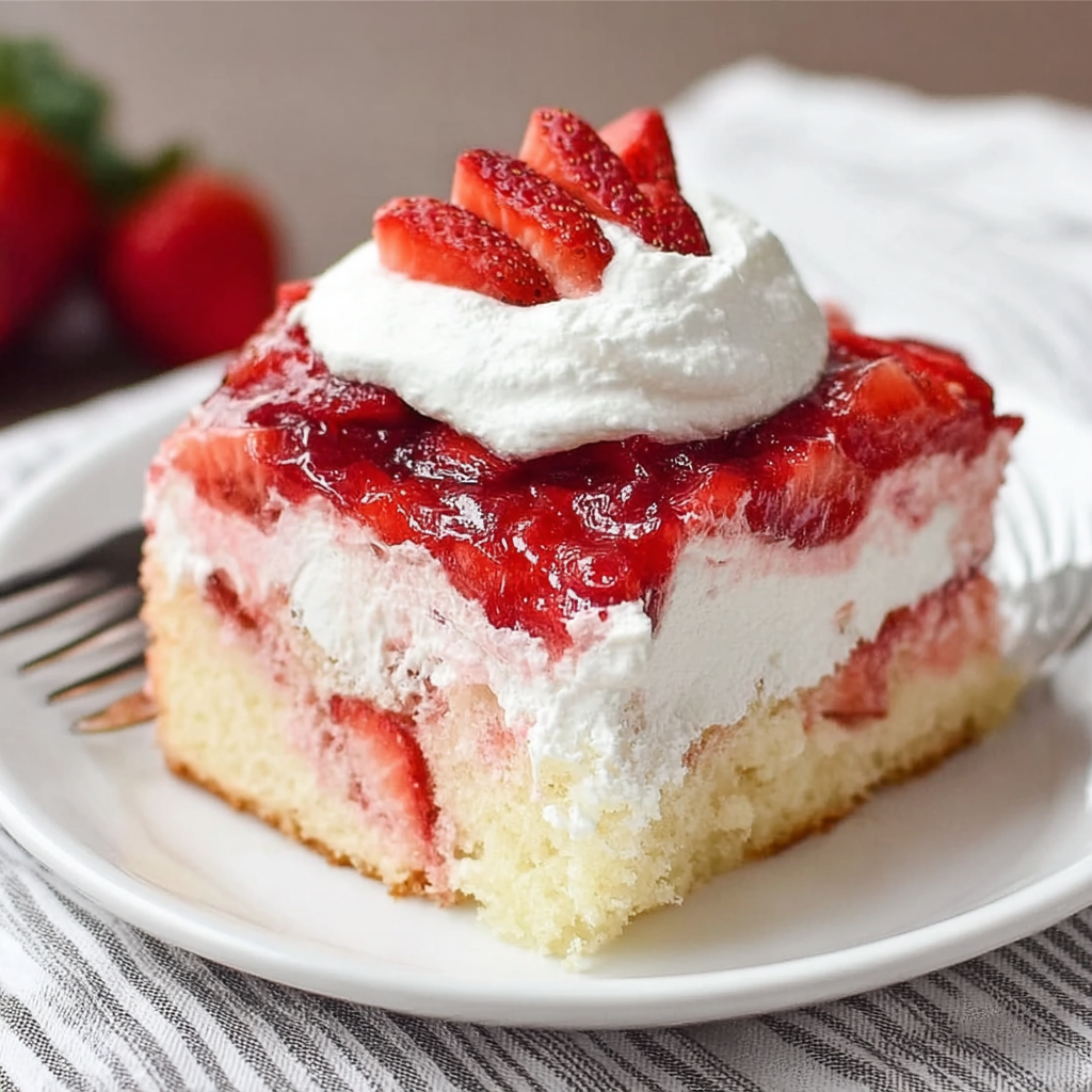 Strawberry Poke Cake