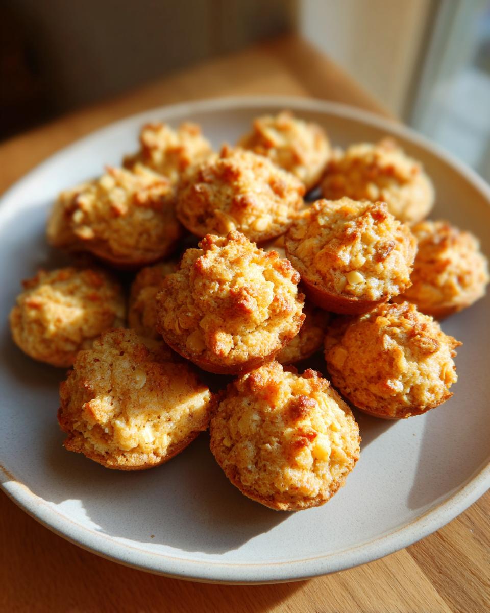 A plate of freshly baked Chicken Liver Cat Treats, ready for your feline friend.