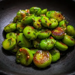 Garlic Butter Sautéed Green Peas