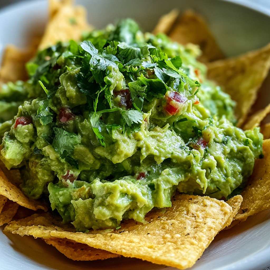 Fresh Guacamole with Tortilla Chips
