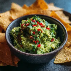 Fresh Guacamole with Tortilla Chips