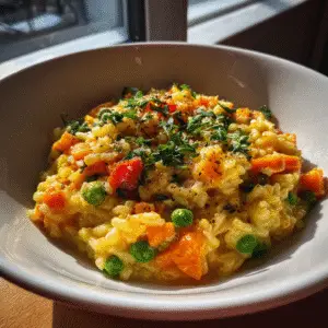 Mediterranean Vegetable Risotto