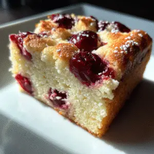 Fresh Berry Buckle Cake